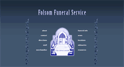 Desktop Screenshot of folsomfuneral.com